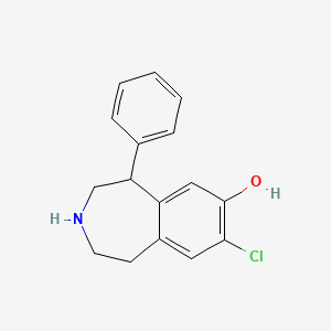 molecular formula C16H16ClNO B1218988 Nor-S-(?)-SCH-23388 hydrochloride 