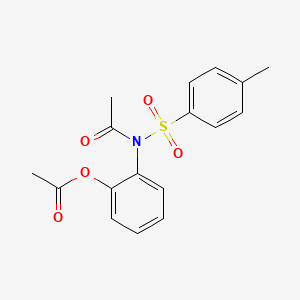 Acetic acid [2-[acetyl-(4-methylphenyl)sulfonylamino]phenyl] ester