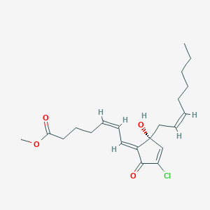 molecular formula C21H29ClO4 B012190 Chlorovulone I CAS No. 100295-81-6