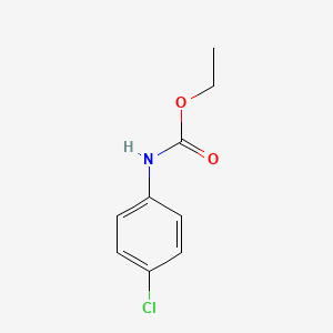 molecular formula C9H10ClNO2 B1219002 Ethyl N-(4-chlorophenyl)carbamate CAS No. 2621-80-9