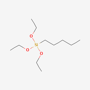 molecular formula C11H26O3Si B1219003 Pentyltriethoxysilane CAS No. 2761-24-2