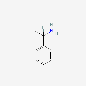 molecular formula C9H13N B1219004 1-苯基丙-1-胺 CAS No. 2941-20-0