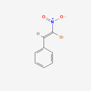 molecular formula C8H6BrNO2 B1219012 (2-Bromo-2-nitrovinyl)benzene CAS No. 7166-19-0