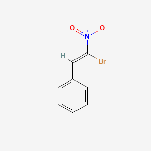 molecular formula C8H6BrNO2 B1219012 Bromonitrostyrene, (Z)- CAS No. 7166-19-0