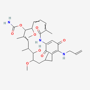 molecular formula C31H43N3O8 B1219018 Tanespimycin 