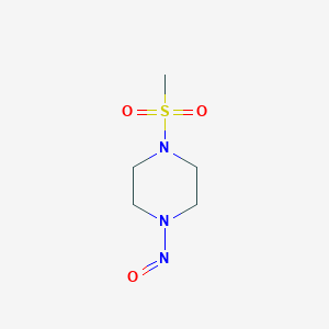 molecular formula C5H11N3O3S B12190377 1-(Methylsulfonyl)-4-nitrosopiperazine 