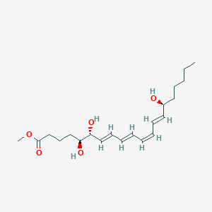 molecular formula C21H34O5 B121905 Lipoxin A4 methyl ester 