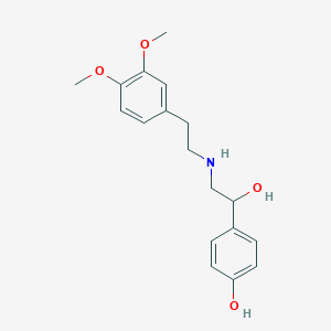 4-[2-[2-(3,4-Dimethoxyphenyl)ethylamino]-1-hydroxyethyl]phenol