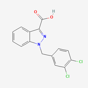 1H-Indazole-3-carboxylic acid, 1-(3,4-dichlorobenzyl)-
