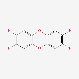molecular formula C12H4F4O2 B1219065 2,3,7,8-Tetrafluoro DBD CAS No. 100231-56-9