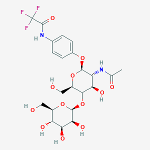 molecular formula C22H29F3N2O12 B1219076 Tapadmg CAS No. 92689-45-7