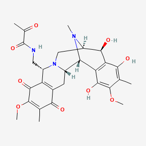 molecular formula C28H33N3O9 B1219079 Saframycin E CAS No. 66082-31-3