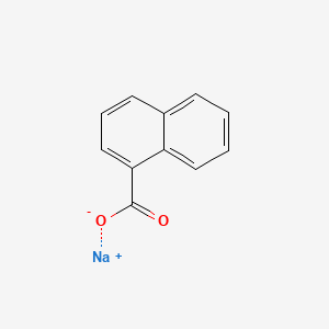 molecular formula C11H7NaO2 B12190881 sodium;naphthalene-1-carboxylate CAS No. 29158-38-1