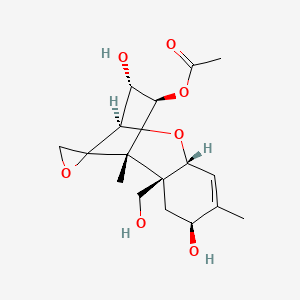 3,8,15-Trihydroxy-12,13-epoxytrichothec-9-en-4-yl acetate