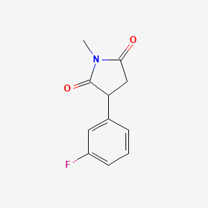 3-(3-Fluorophenyl)-1-methylpyrrolidine-2,5-dione