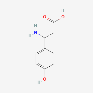 molecular formula C9H11NO3 B1219115 3-Amino-3-(4-hydroxyphenyl)propanoic acid CAS No. 6049-54-3