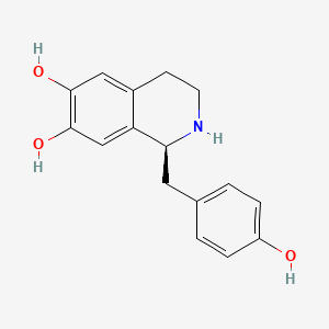 molecular formula C16H17NO3 B1219116 (S)-Norcoclaurine CAS No. 22672-77-1