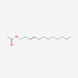 molecular formula C14H26O2 B1219133 3-Dodecenyl acetate 