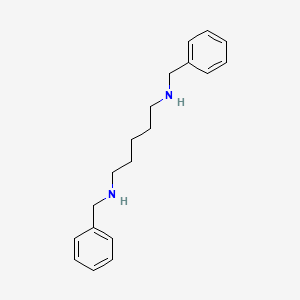 molecular formula C19H26N2 B1219138 N,N'-dibenzylpentane-1,5-diamine CAS No. 41640-76-0