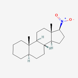 17beta-Nitro-5alpha-androstane