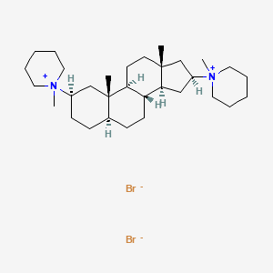 molecular formula C31H56Br2N2 B1219143 (Dideacetoxy)pancuronium CAS No. 53357-37-2