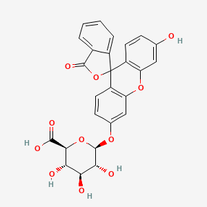 molecular formula C26H20O11 B1219153 Fluorescein glucuronide CAS No. 74804-84-5