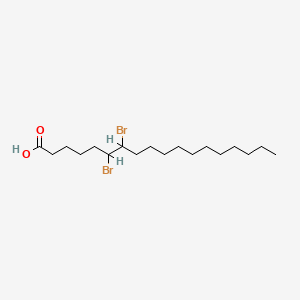 molecular formula C18H34Br2O2 B1219166 6,7-Dibromostearic acid CAS No. 96497-68-6