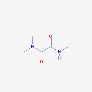 molecular formula C5H10N2O2 B12191789 Ethanediamide, trimethyl- CAS No. 37486-49-0