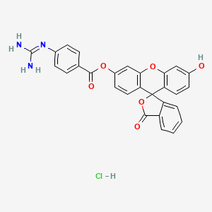 Fluorescein mono-p-guanidinobenzoate