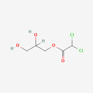 molecular formula C5H8Cl2O4 B1219189 2,3-Dihydroxypropyl dichloroacetate CAS No. 93623-15-5
