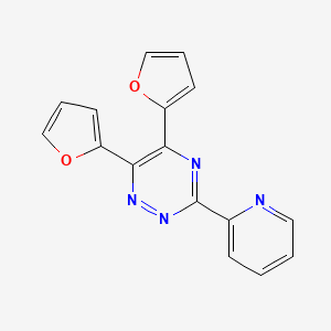 molecular formula C16H10N4O2 B1219190 Ferene triazine CAS No. 90358-65-9