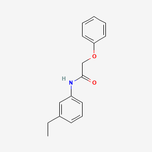 molecular formula C16H17NO2 B1219194 N-(3-ethylphenyl)-2-phenoxyacetamide 