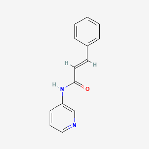 molecular formula C14H12N2O B1219206 3-Phenyl-N-pyridin-3-yl-acrylamide 