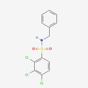 molecular formula C13H10Cl3NO2S B12192094 N-benzyl-2,3,4-trichlorobenzenesulfonamide 