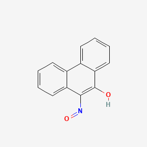 molecular formula C14H9NO2 B1219210 10-Nitrosophenanthren-9-ol CAS No. 14140-04-6
