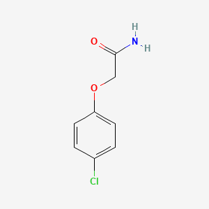 molecular formula C8H8ClNO2 B1219211 2-(4-Chlorophenoxy)acetamide CAS No. 3598-10-5