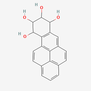 molecular formula C20H16O4 B1219214 7,8,9,10-Tetrahydrobenzo[a]pyrene-7,8,9,10-tetrol CAS No. 59957-91-4