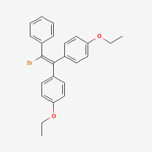 molecular formula C24H23BrO2 B1219219 Estrobin CAS No. 60883-74-1