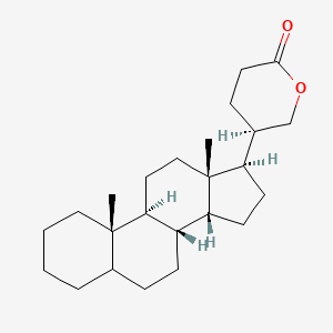 molecular formula C24H38O2 B1219222 Bufanolide CAS No. 29565-35-3