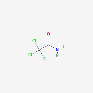molecular formula C2H2Cl3NO B1219227 Trichloroacetamide CAS No. 594-65-0