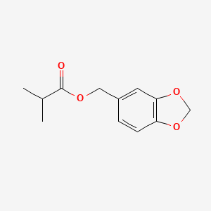molecular formula C12H14O4 B1219228 Piperonyl isobutyrate CAS No. 5461-08-5