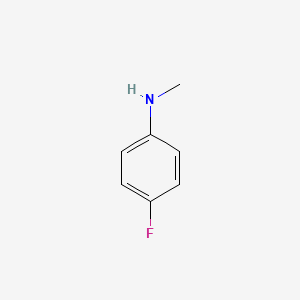molecular formula C7H8FN B1219230 4-Fluoro-N-methylaniline CAS No. 459-59-6