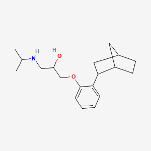 molecular formula C19H29NO2 B1219232 Bornaprolol 