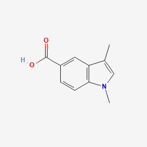 molecular formula C11H11NO2 B12192406 1,3-Dimethyl-indole-5-carboxylic acid 