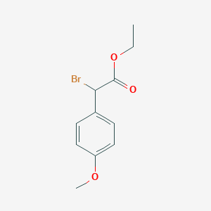 molecular formula C11H13BrO3 B1219241 Ethyl 2-bromo-2-(4-methoxyphenyl)acetate CAS No. 77053-56-6