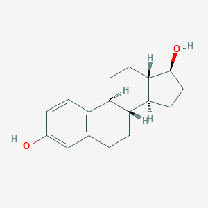 molecular formula C₁₇H₂₂O₂ B121926 18-Nor-17beta-estradiol CAS No. 15093-14-8