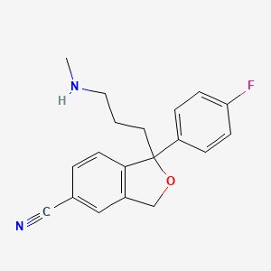 molecular formula C19H19FN2O B1219260 Desmethylcitalopram CAS No. 62498-67-3