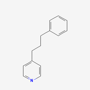 molecular formula C14H15N B1219276 4-(3-苯基丙基)吡啶 CAS No. 2057-49-0