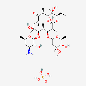 molecular formula C37H70NO17P B1219280 磷酸红霉素 CAS No. 4501-00-2