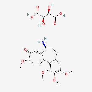 molecular formula C24H29NO11 B1219282 去乙酰秋水仙碱d-酒石酸盐 CAS No. 49720-72-1